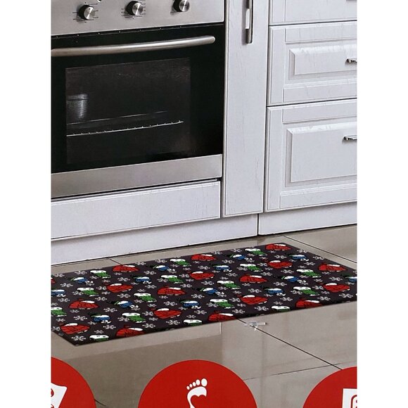 PEANUTS Snoopy Puffer Jacket XL Anti-Fatigue Kitchen Mat 20” X 39” Winter NEW - Picture 5 of 16